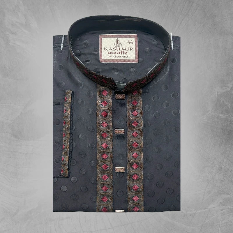 Kashmir Men’s Panjabi - Thumbnail 3