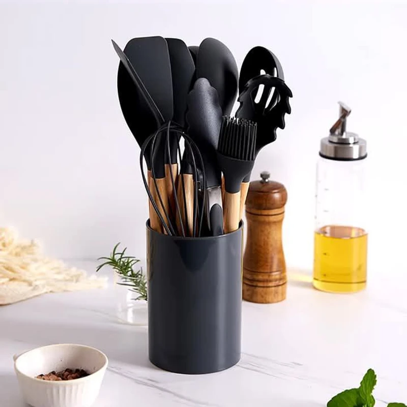 Silicon Spatula Set (12 in 1) - Image 4