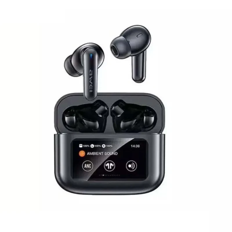 Awei T56 ANC Earbuds With LED Touch Display