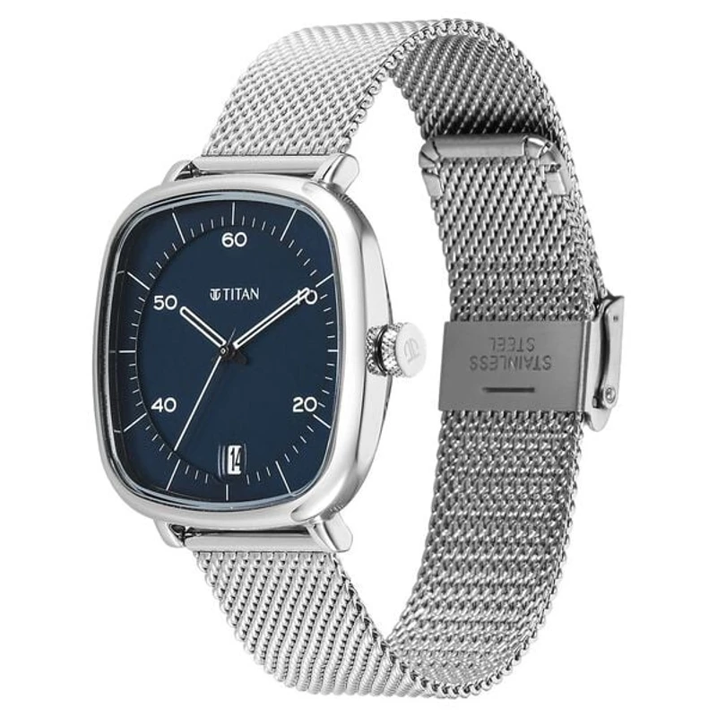 Titan Neo Curve 1885SM02 Stainless Steel Strap Watch For Men
