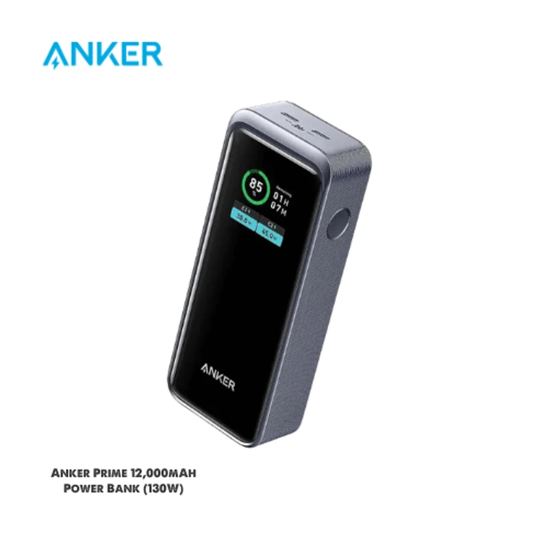 Anker Prime 12,000mAh Power Bank (130W)