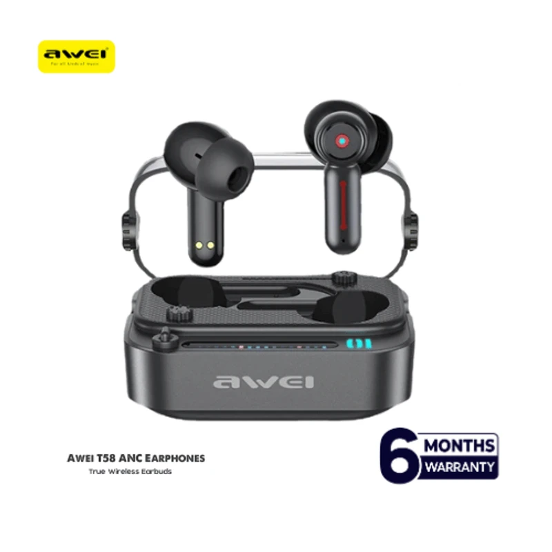 Awei T58 ANC Wireless Bluetooth Earphones