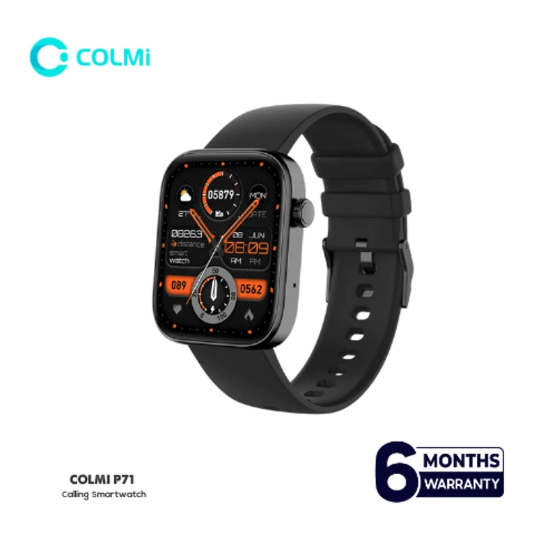 COLMI P71 Voice Calling Smartwatch + IP68 Waterproof