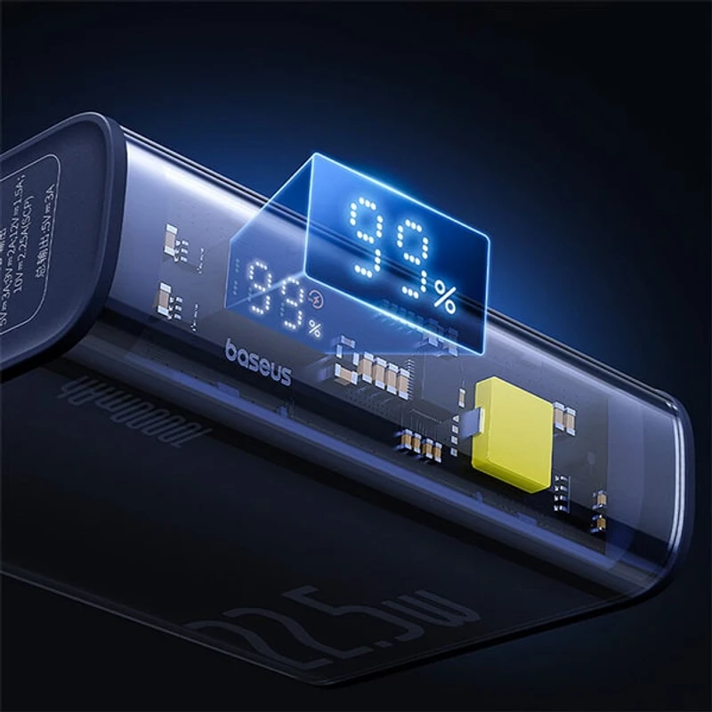 Baseus PPTSZ20 Semi Transparent 22.5W 20000mAh Digital Display
