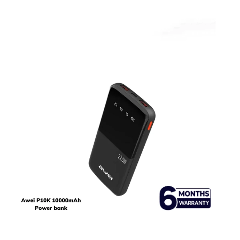 Awei P10K 10000mAh 22.5W Powerbank