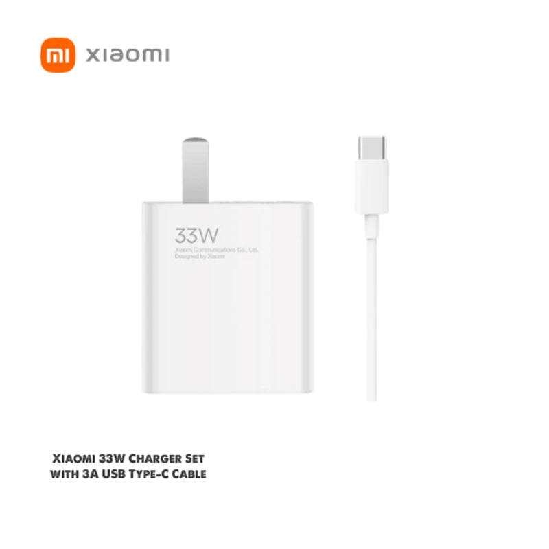 Xiaomi 33W Charger Set with 3A USB Type-C