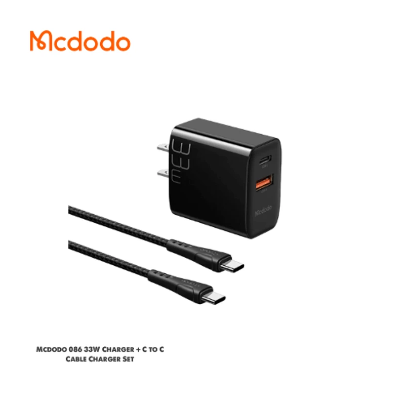 Mcdodo 086 33W Charger + C to C