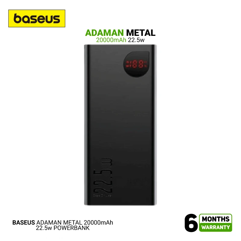 Baseus Adaman Metal 20000mah 22.5w Powerbank