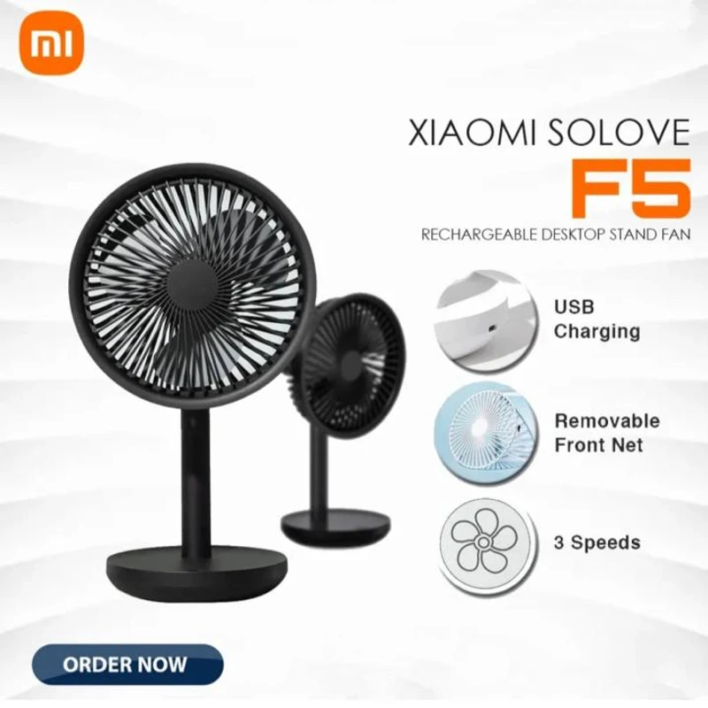 Xiaomi Solove F5 USB Desktop Fan 4000mAh Battery