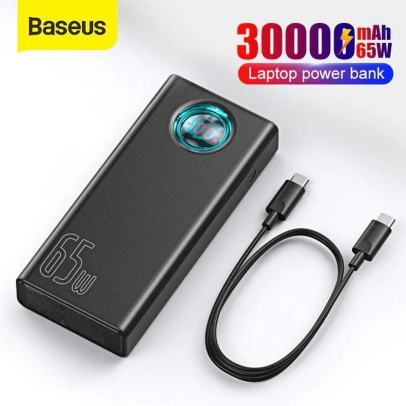 Baseus 65W Amblight 30000mAh Power Bank with Digital Display