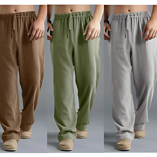 3 pcs combo Premium Cotton Trouser