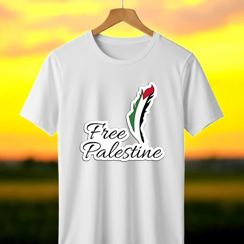 Free Palestine Feather T-Shirt