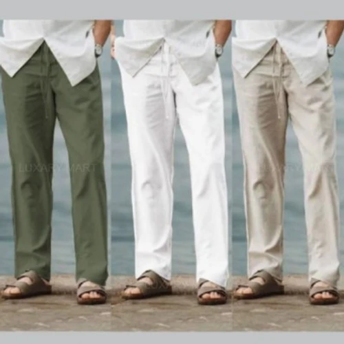 3 Pcs Soft Remi Cotton Trouser for Men