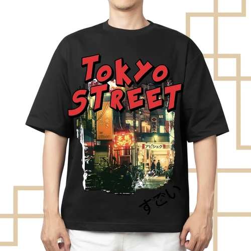 Tokyo Street T-Shirt - Japan Urban Graphic Tee - Buy Online