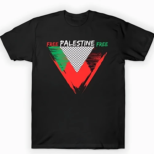 Free Palestine Graphic Tee - Stand for Justice