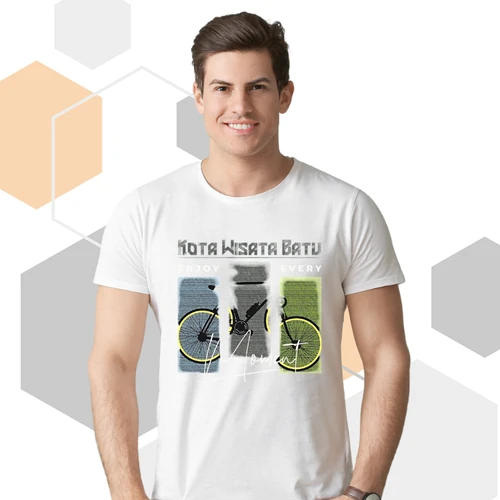 Kota Wisata Batu Bicycle T-Shirt - Indonesia Travel Tee