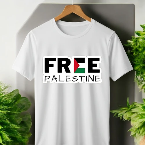 Free Palestine Graphic T-Shirt