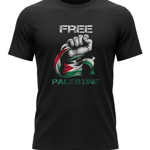 Free Palestine Unbreakable Fist T-Shirt - Solidarity Tee
