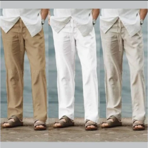 3 Pcs Soft Remi Cotton Trouser for Men