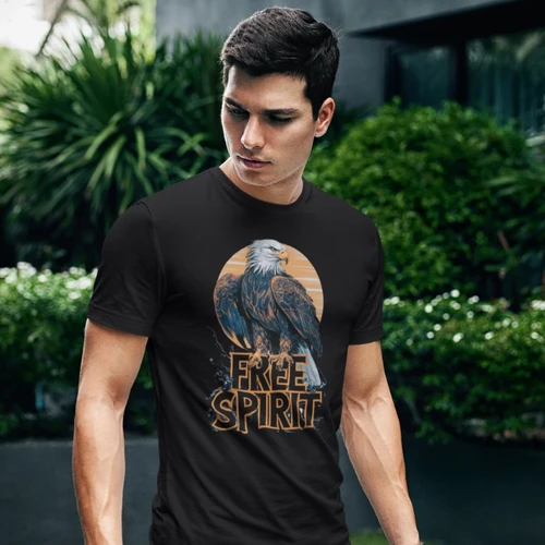 Free Spirit Eagle T-Shirt - Motivational Graphic Tee