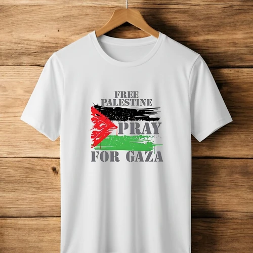 Free Palestine Pray for Gaza T-Shirt - Solidarity Tee