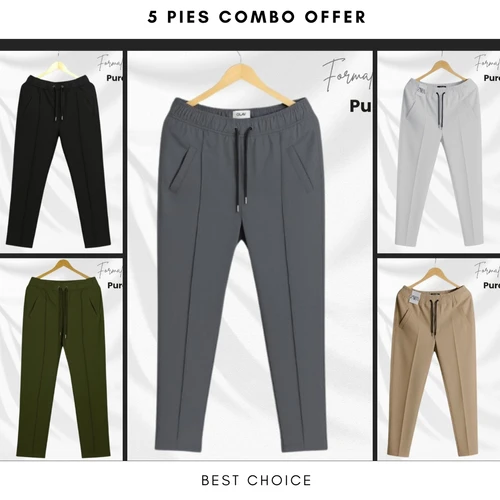 5 pies All Color Premium Formal Khaki & Olive, Black, White Trouser For man