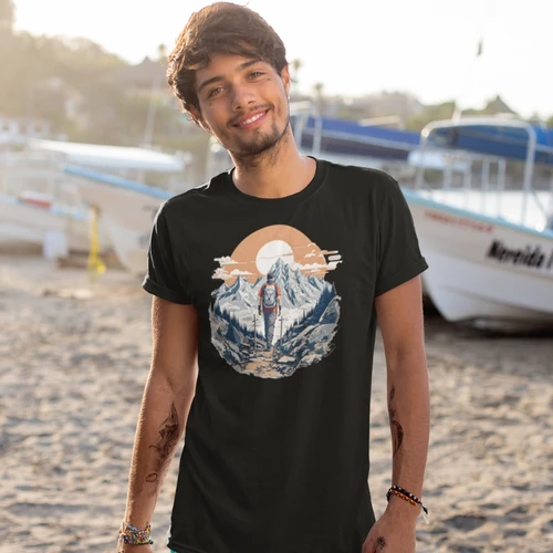 Mountain Hiker T-Shirt - Adventure Nature Tee