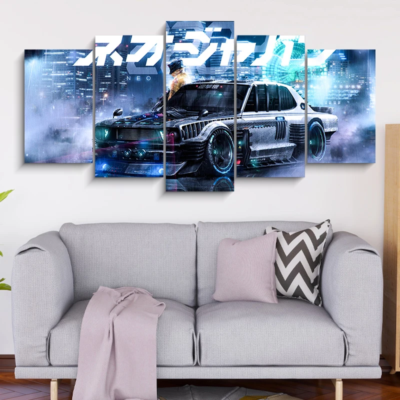 5 Part CAR Canvas 11 - Image 1