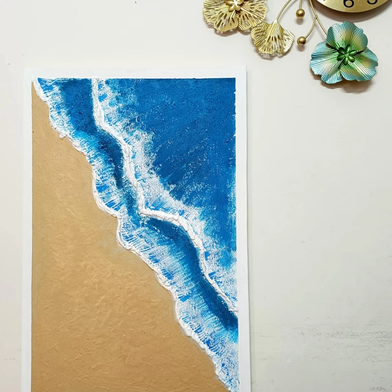 Hand Made Ocean Painting