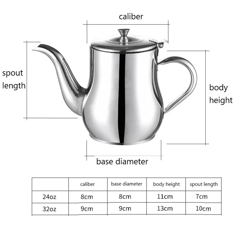 Stainless Steel Tea Pot – 32 Oz - Image 3