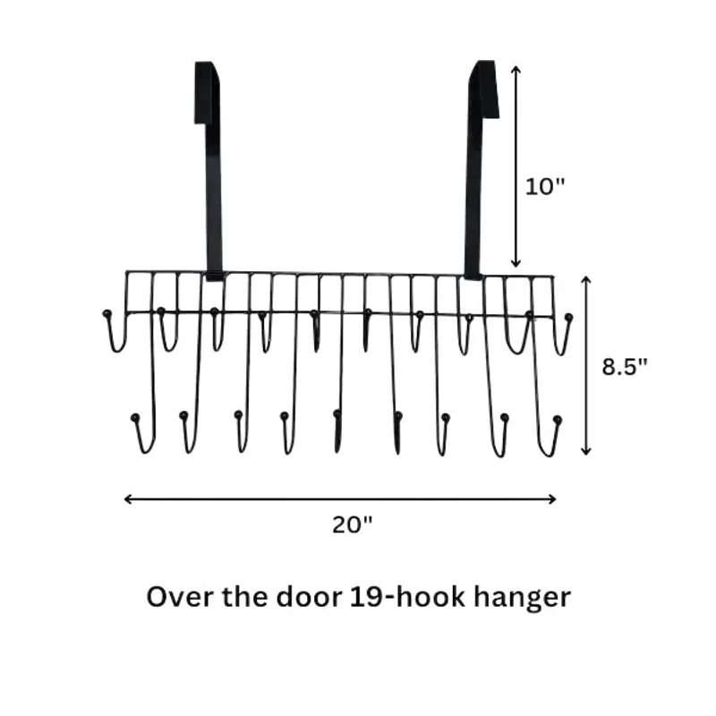 Over The Door 19-Hook Hanger - Image 5