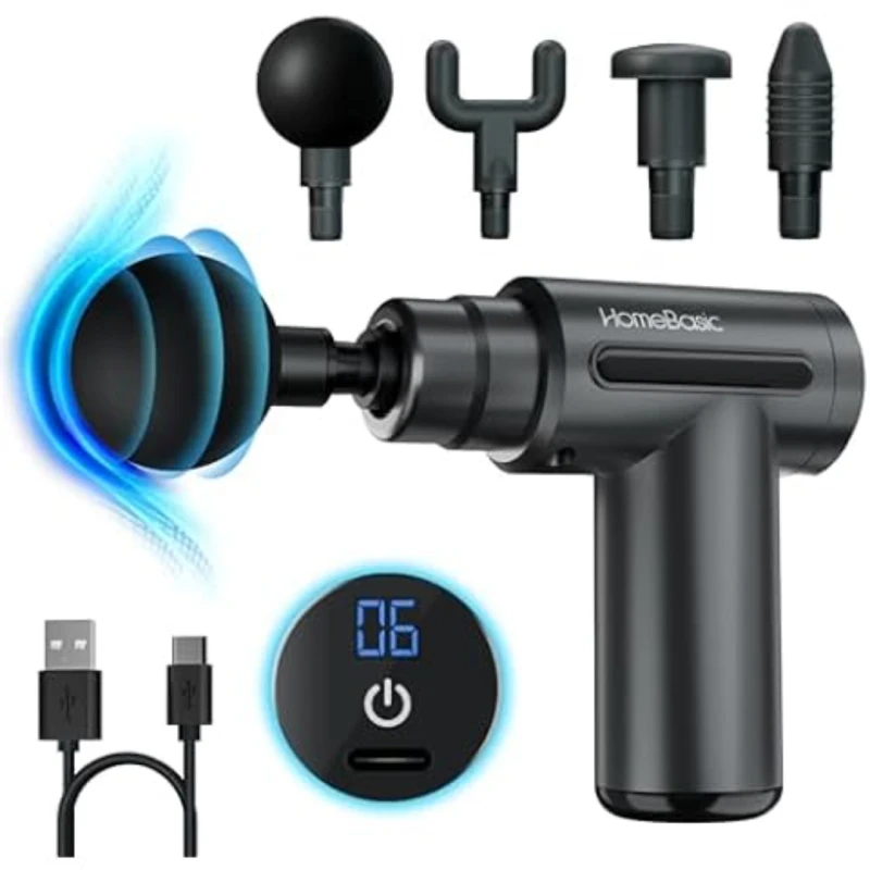 Body massage gun,Electric Vibration Body muscle massager Fascial Gun & Recovery device,fascial,body massage machine,Facial Body Massage Gun - Image 3