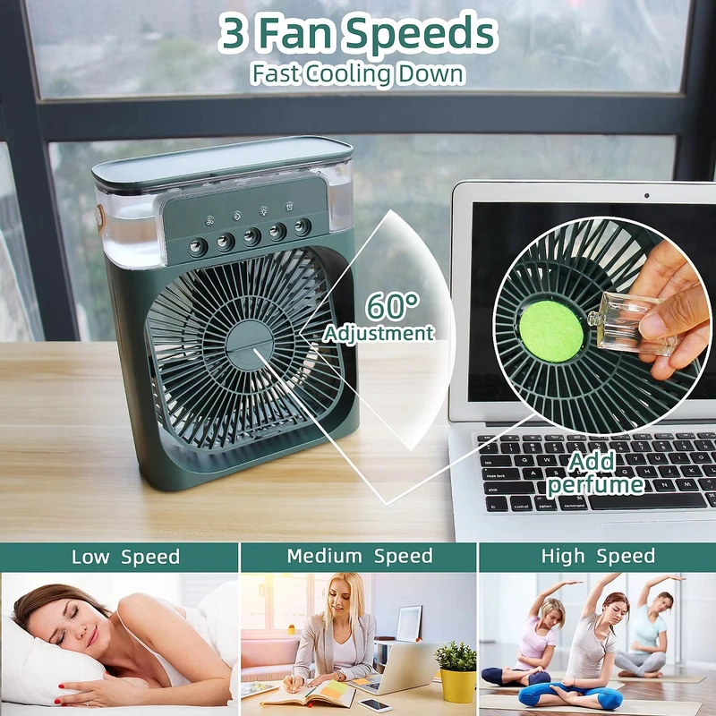 Mini Portable Cooling Mist Fan - Image 3