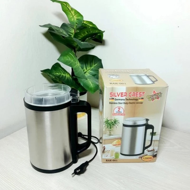 Silver Crest Stainless Steel Electric Mini Grinder 1200 Watt