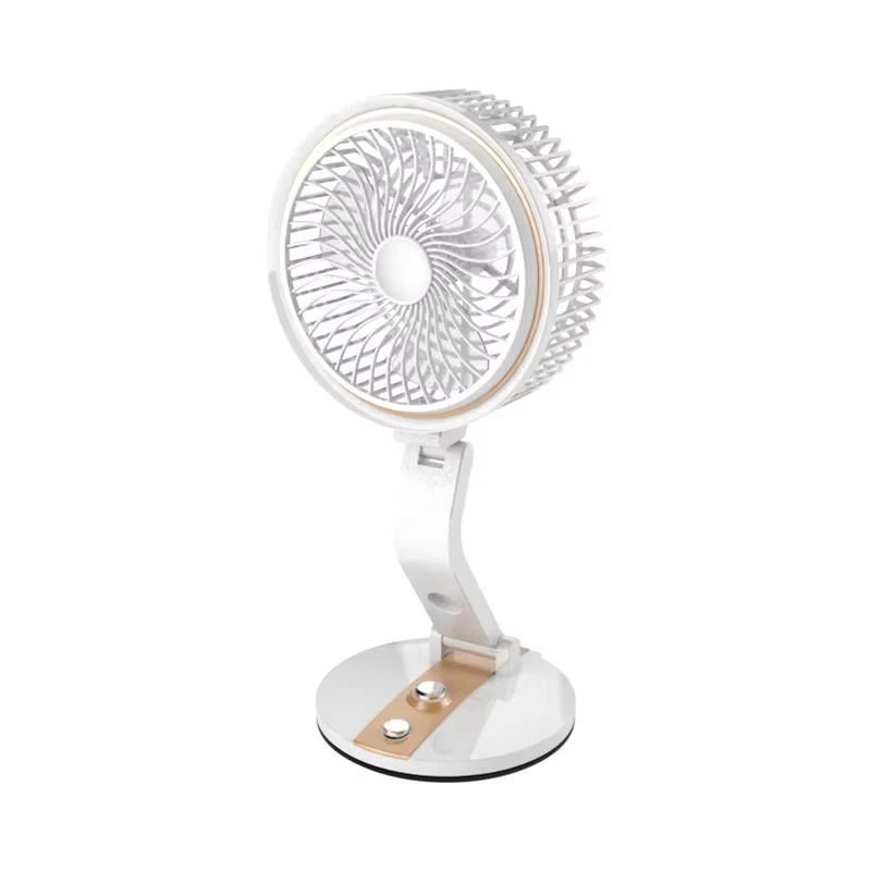 Rechargeable Multifunction Folding Fan With LED Light - LR Fan