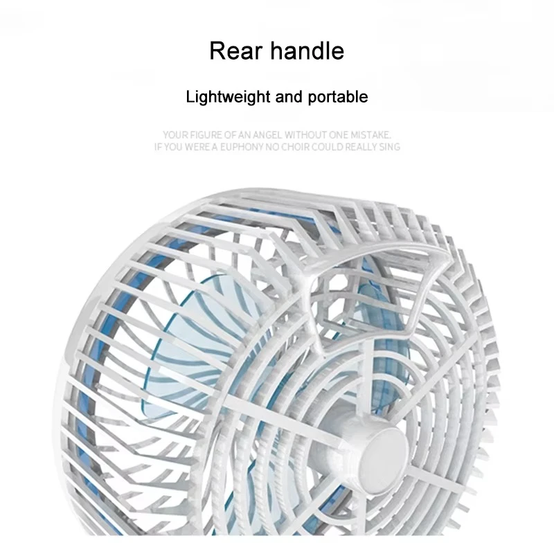 Rechargeable Multifunction Folding Fan With LED Light - LR Fan - Image 3