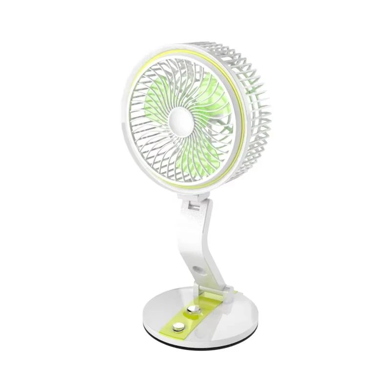 Rechargeable Multifunction Folding Fan With LED Light - LR Fan - Image 5