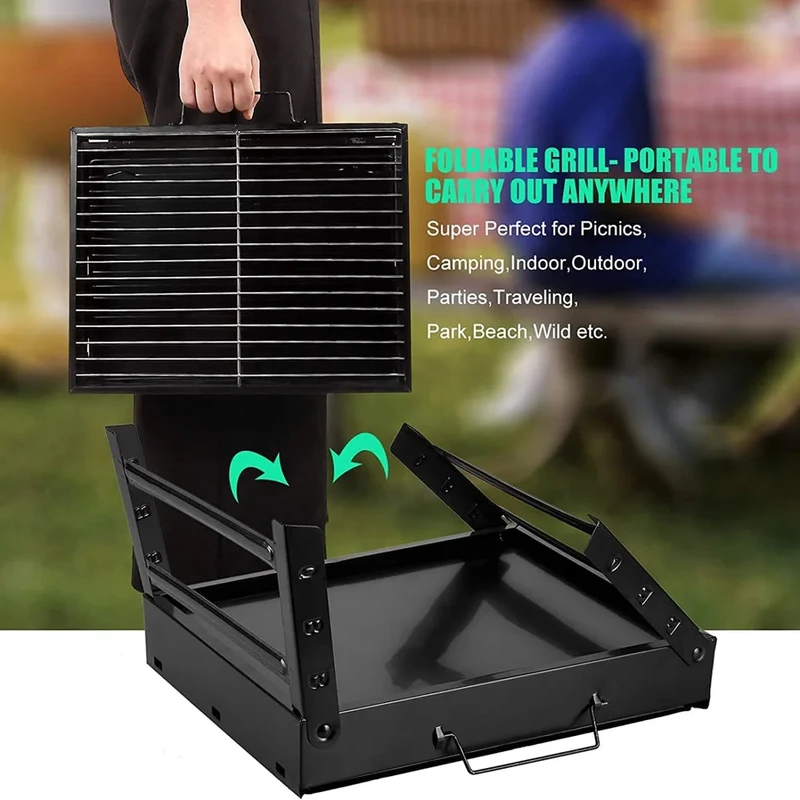 Stainless Steel Folding BBQ & Grill Stove - Image 3