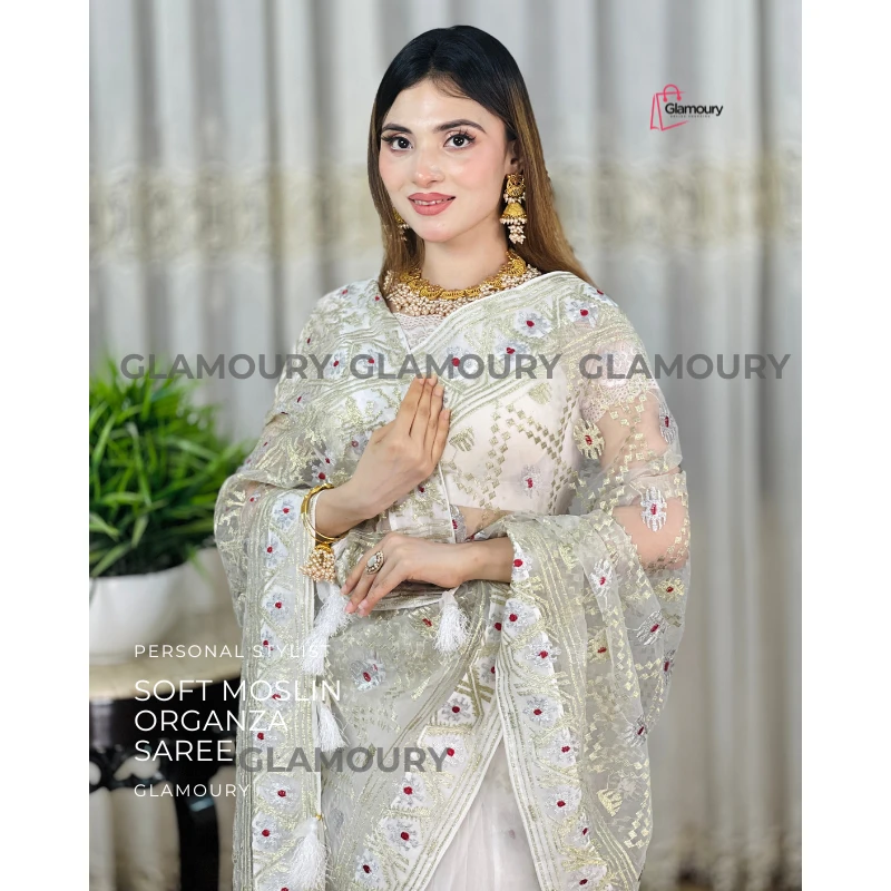 Soft Moslin Organza_white - Image 5