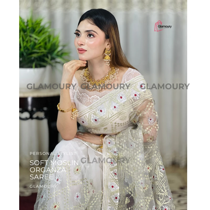 Soft Moslin Organza_white - Image 6