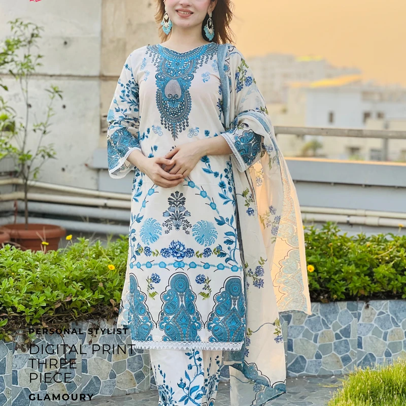 Digital Print Three Piece