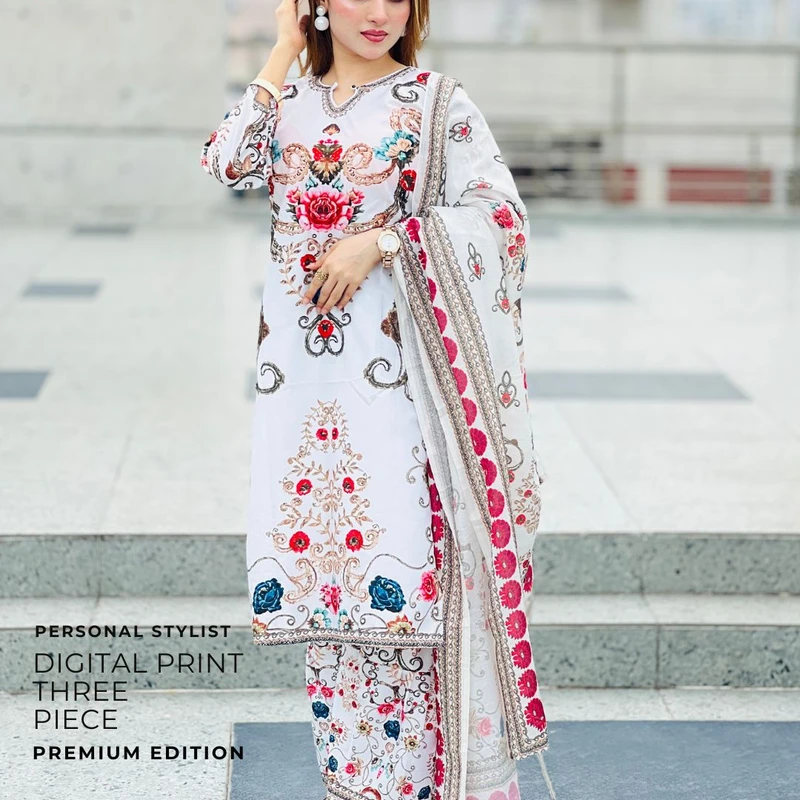 premium quality digital print 3piece