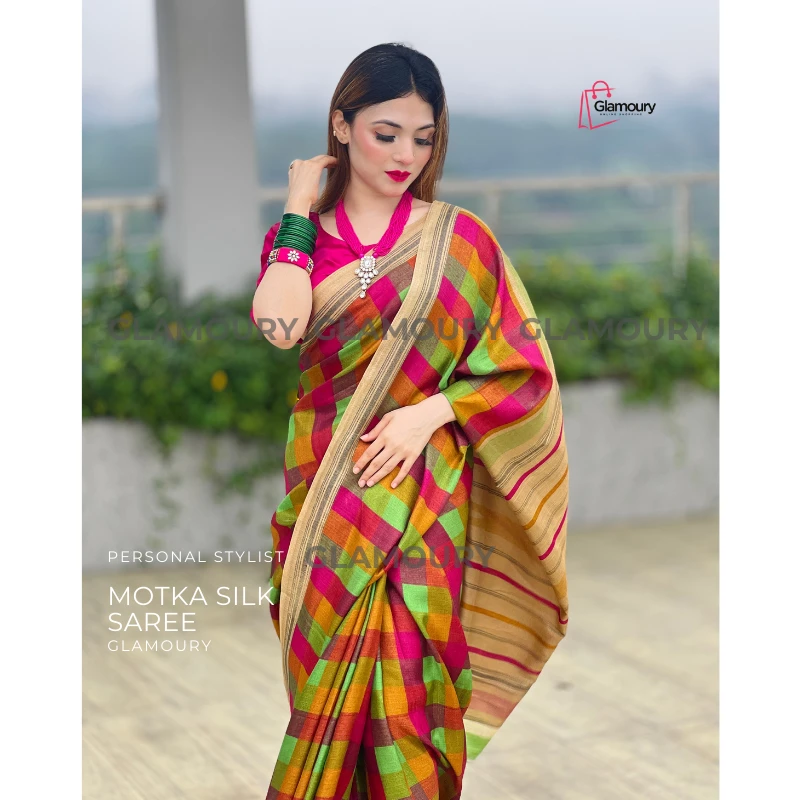 Matka Silk Saree_6 - Image 3