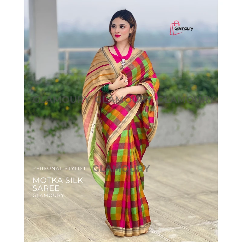 Matka Silk Saree_6 - Image 4