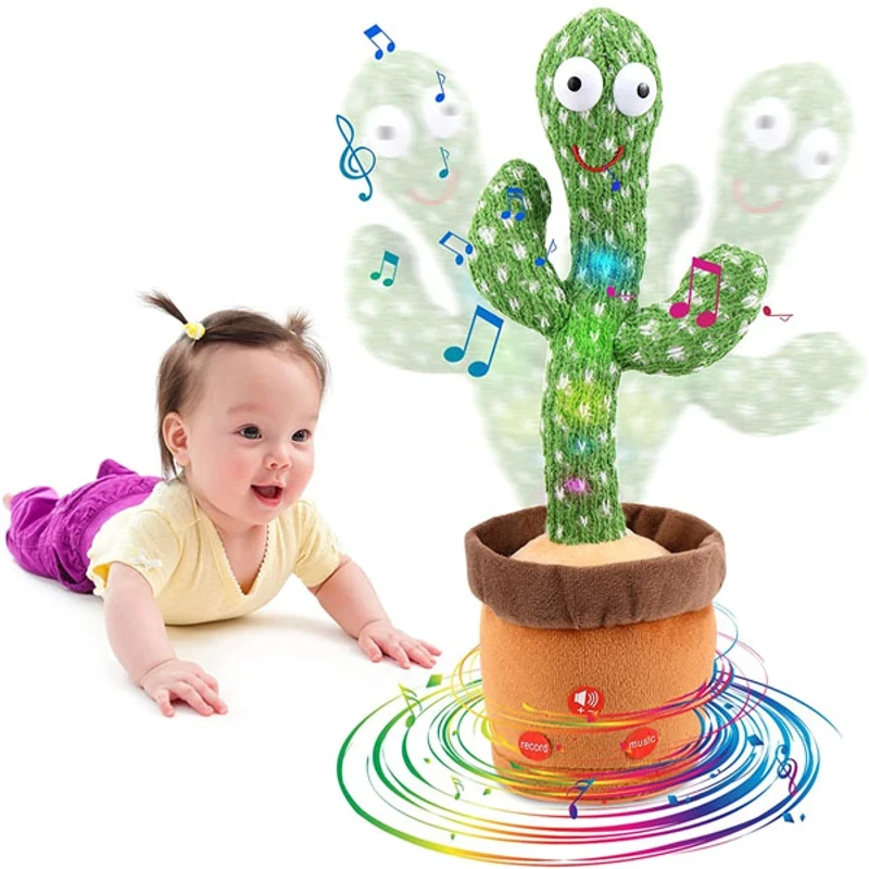 Dancing Cactus Plush Funny Electronic Shaking Playing Toy - Image 3