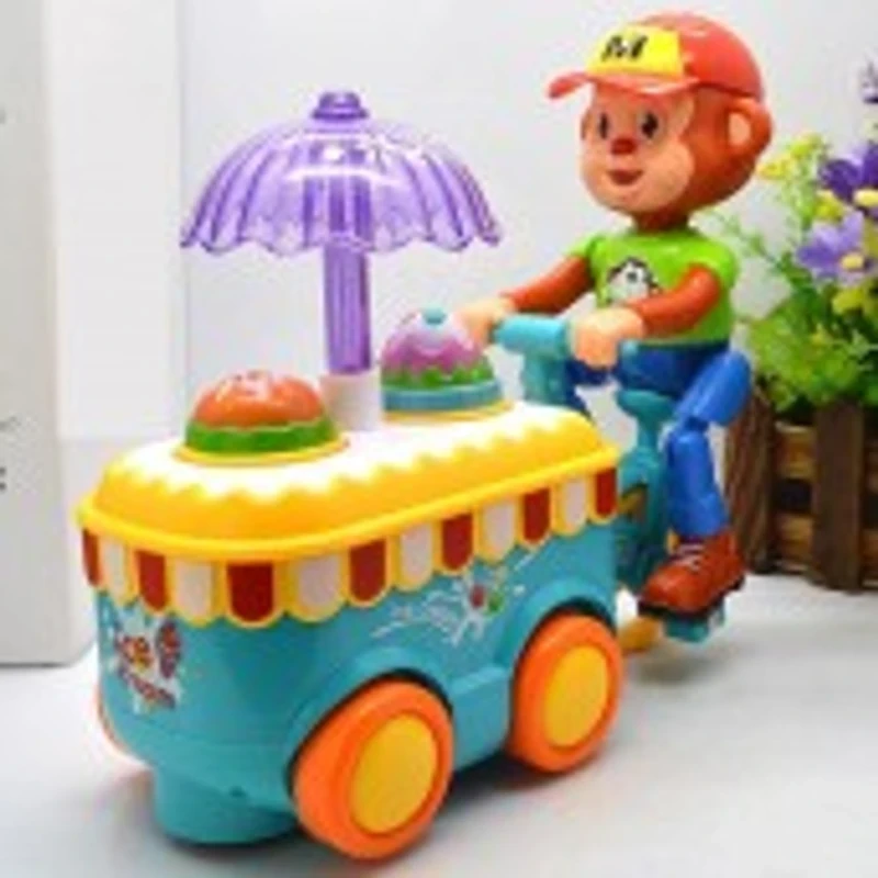 Kids Ice Cream Car Toy With Light Music