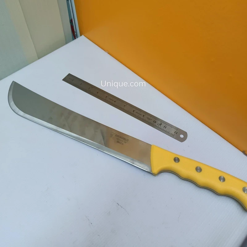 Chenghui Professional Butcher Knife – Yellow Handle Slaughter Cleaver