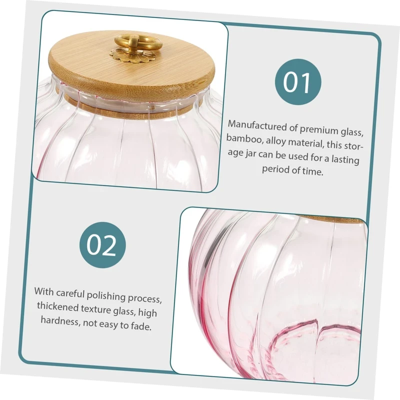 ad eBay - Bamboo Lid Glass Jar 600ml - Image 6