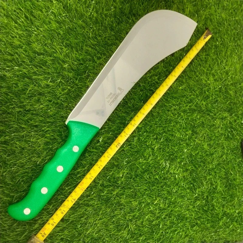 Chenghui Curved Butcher Cleaver – Blue Handle