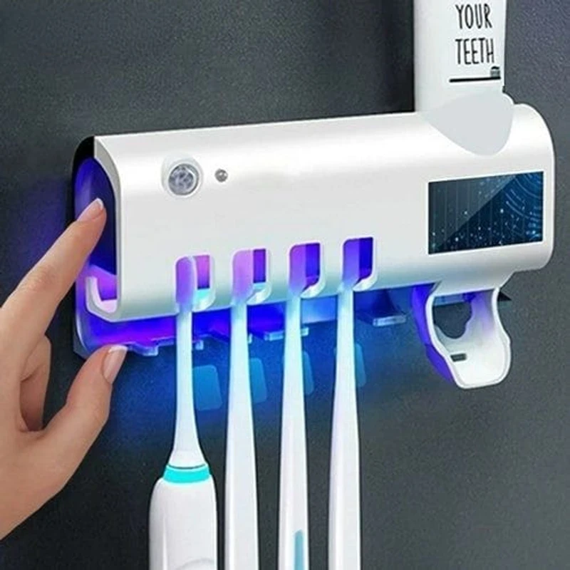 UV Toothbrush Sterilizer and Dispenser/স্মার্ট টুথব্রাশ হোল্ডার – আপনার দাঁতের সুরক্ষায় আধুনিক সমাধান! - Image 5